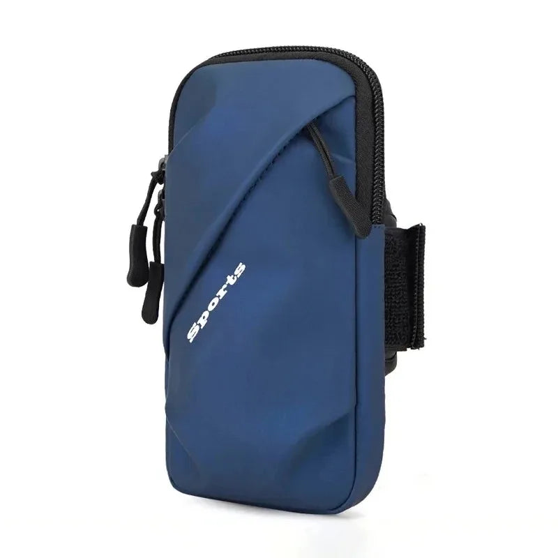 Running Phone Holder Jogging Bags for iPhone Samsung Universal Waterproof PU Sports Armband Phones Arm Bag Running Accessory - GilloServ
