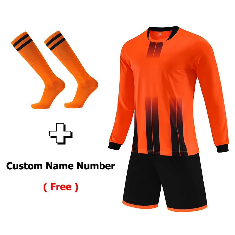Shorts Full Sleeve Soccer Jersey Suit - GilloServ
