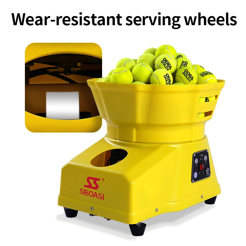 Hot Selling Siboasi Mini Automatic Tennis Ball Machine Remote Control Training Equipment - GilloServ