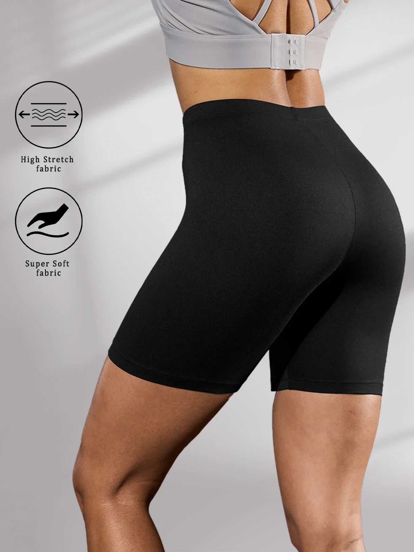 Women's Super Soft Biker Shorts// High Stretchy No See Through Workout Yoga  Pants - GilloServ