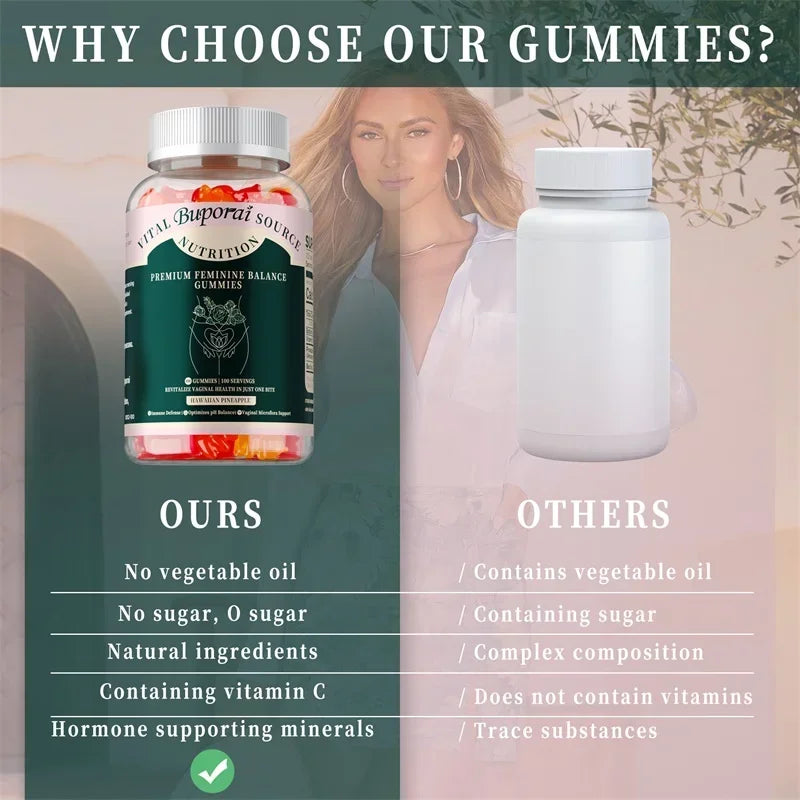 Premium Feminine Balance Gummies //// Protecting Women's Vaginal Health/// Supports PH Balance Supplement - GilloServ