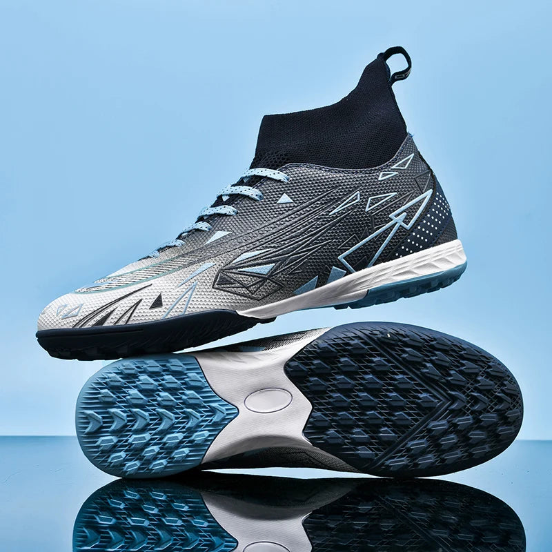 Best New Football Boots Adult Breathable/Long Spikes Sport Soccer Training Shoes/Cleats - GilloServ