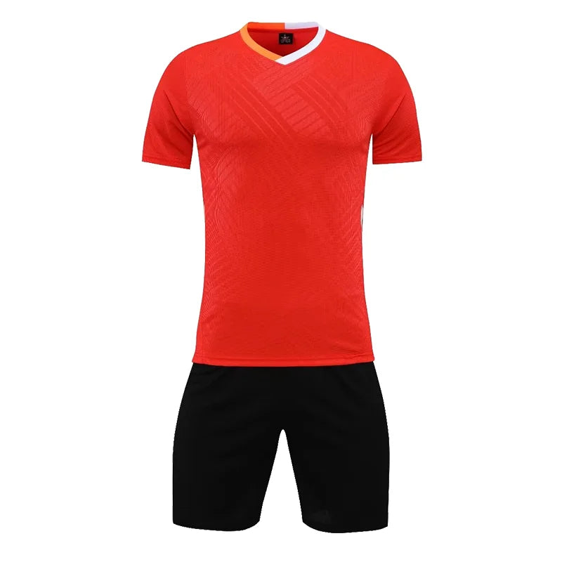 Blank Soccer Jersey Suit for Men/Kids