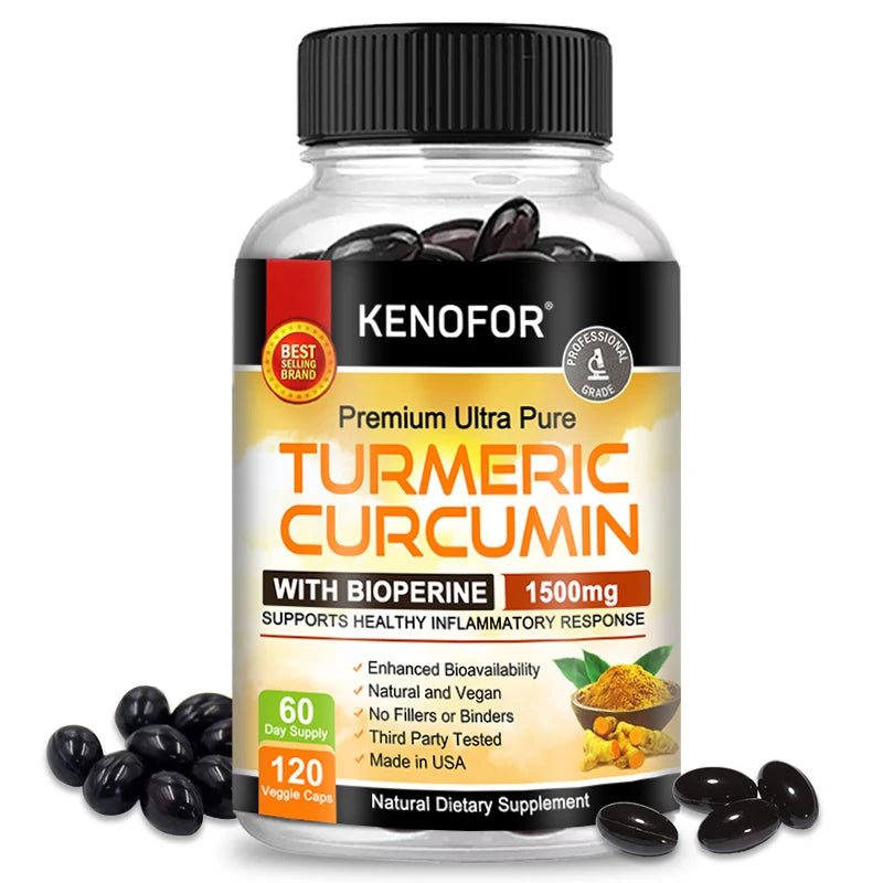 Curcumin Nutritional Supplement Supports Knee, Joint and Bone Health - GilloServ