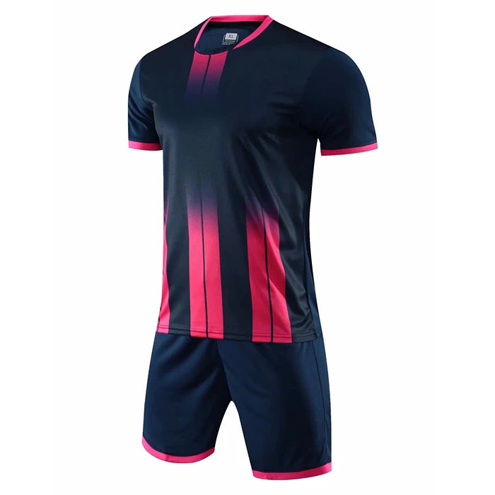 Men Kids Soccer Jersey Suits Quick Drying Football Uniform Outfit - GilloServ