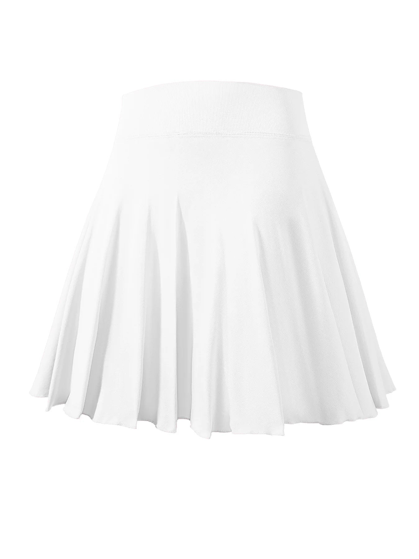 Ladies' solid-color yoga tennis skirt, pleated sports skirt, - GilloServ
