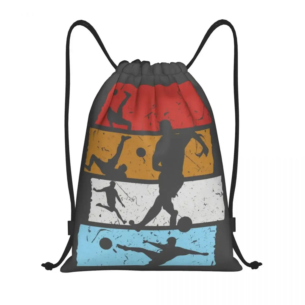 Custom Soccer Retro Football Drawstring Bag for Training - GilloServ