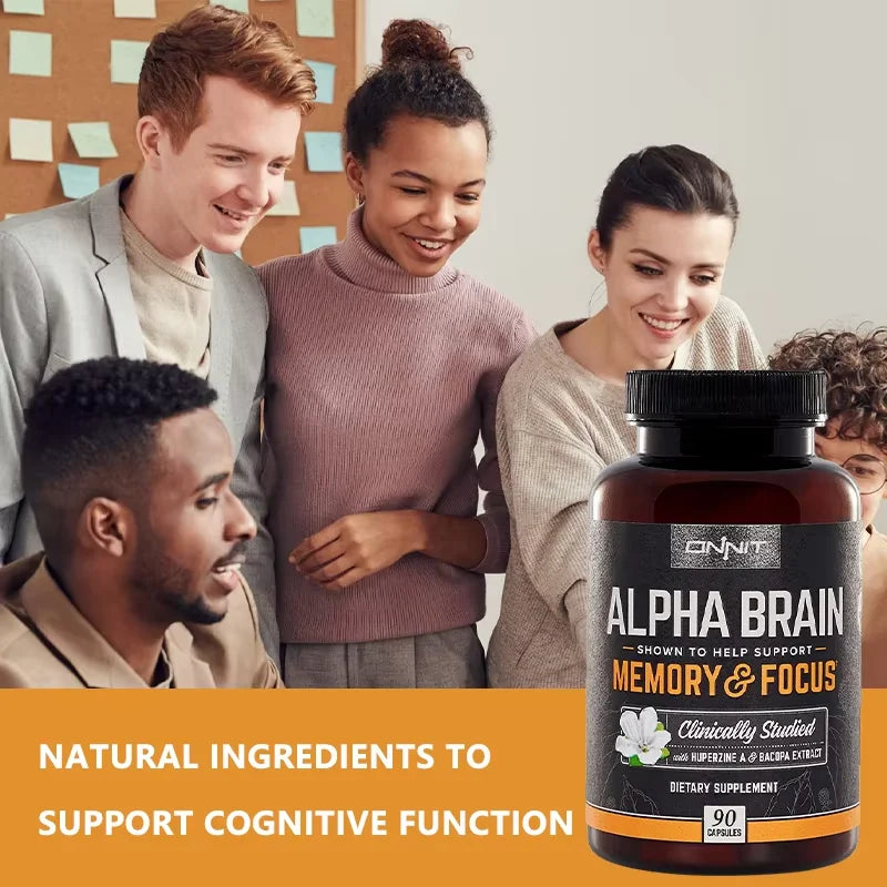 Brain Health Supplement Capsules - Supports Memory Concentration And Cognitive Processing - GilloServ