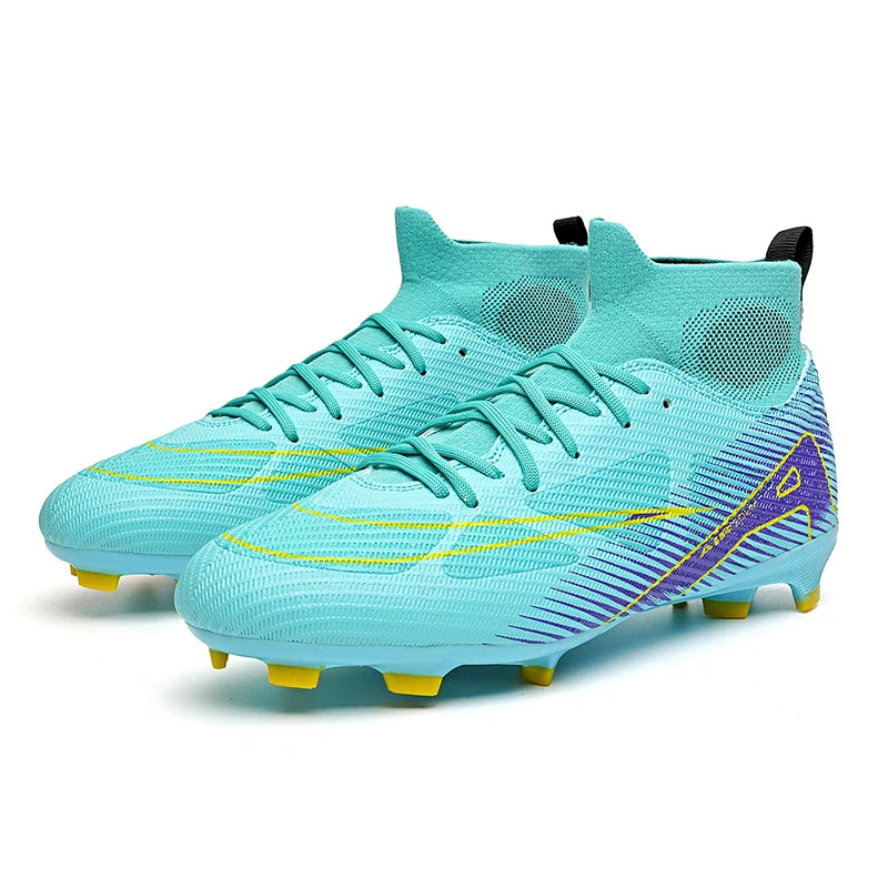 Best Quality New Football// Ultralight Long Spikes Soccer Shoes //Cleats/ Breathable Boot - GilloServ