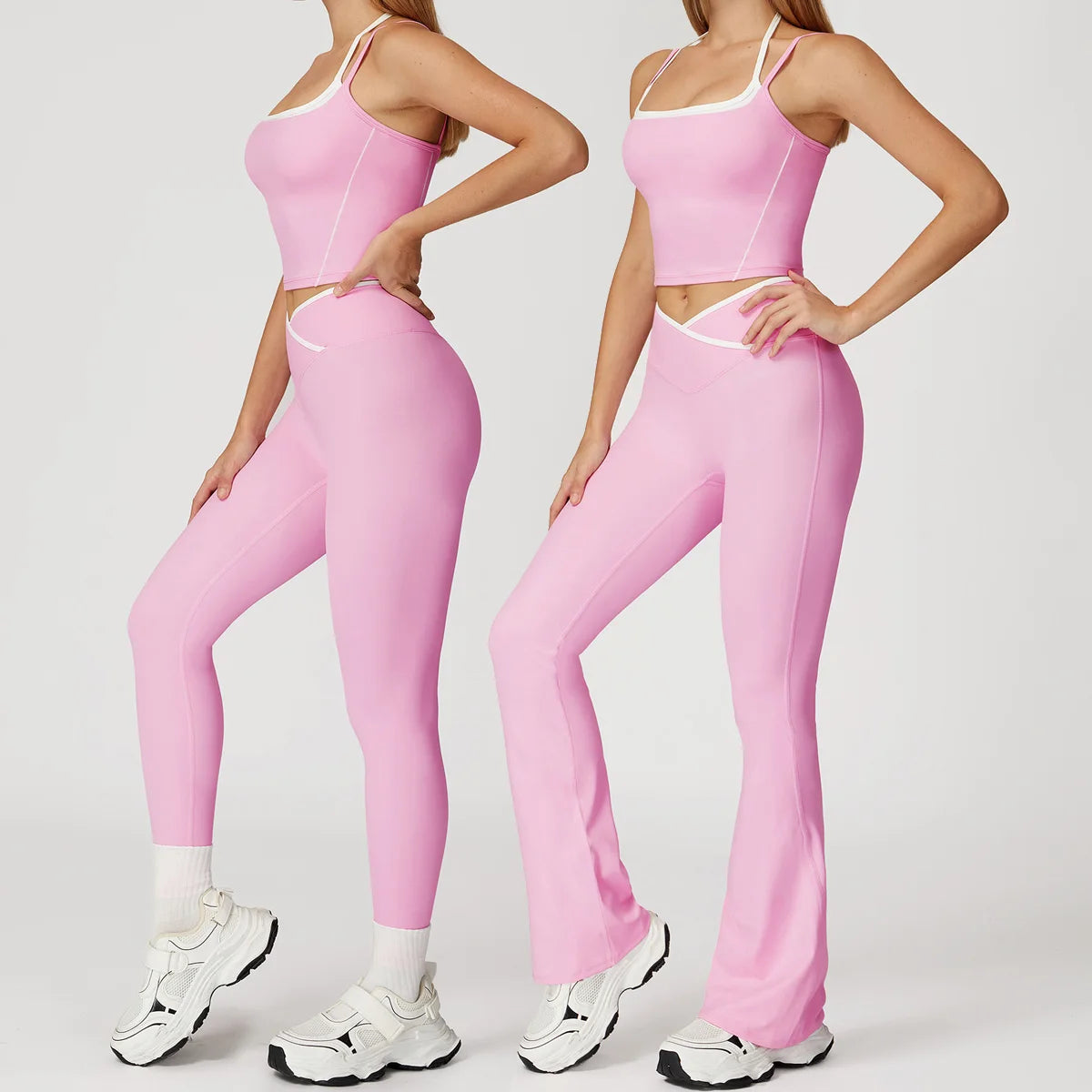 New Yoga Set 2 Pieces Workout Outfits Fitness Sportswear - GilloServ