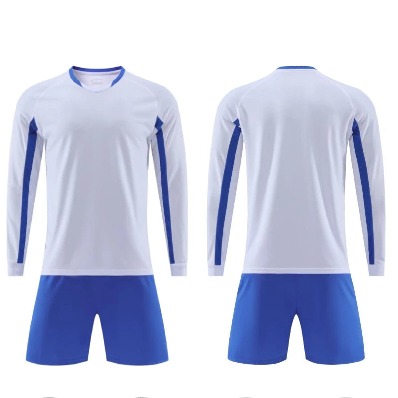 Long Sleeve Football Jersey Set Uniform Suit for Children - GilloServ