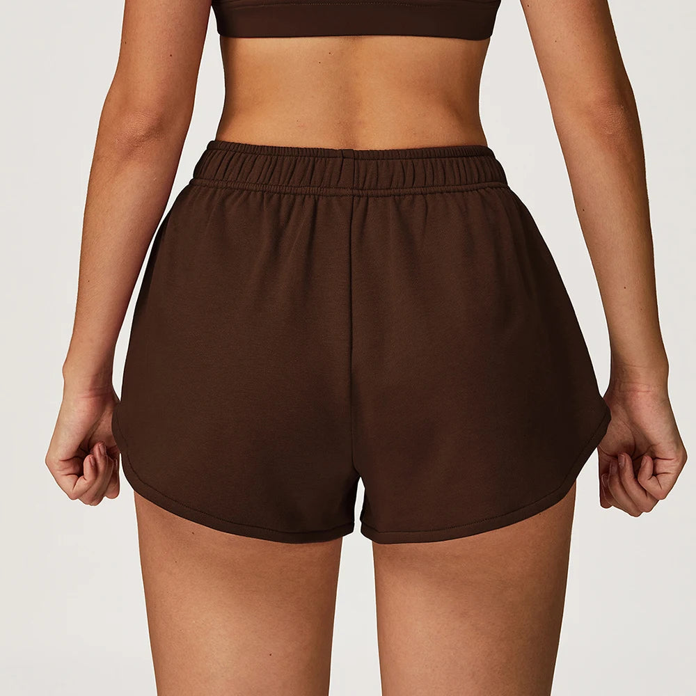 Yoga Shorts Women Fitness Yoga Pants Elastic Running Workout Short Leggings For Ladies Gym Sport Shorts Fitness Sportwear - GilloServ