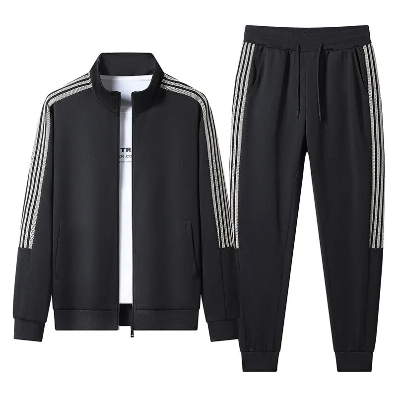 Spring and Autumn Fashion Trend Sports Fitness Jacket Set - GilloServ