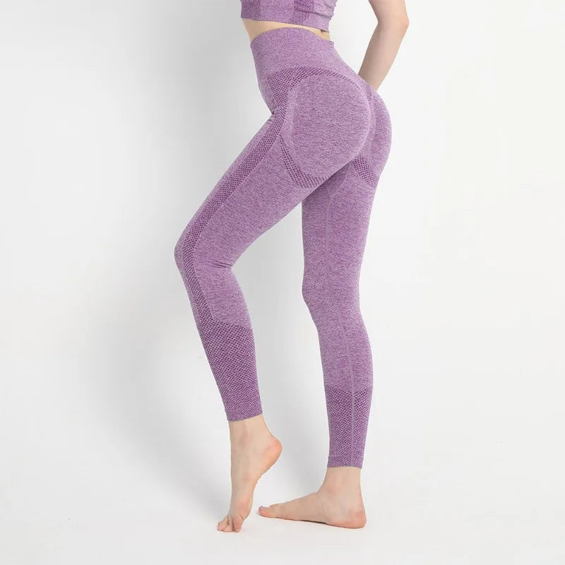 Leggings for Scrunch Seamless Yoga Low Ribbed Band - GilloServ