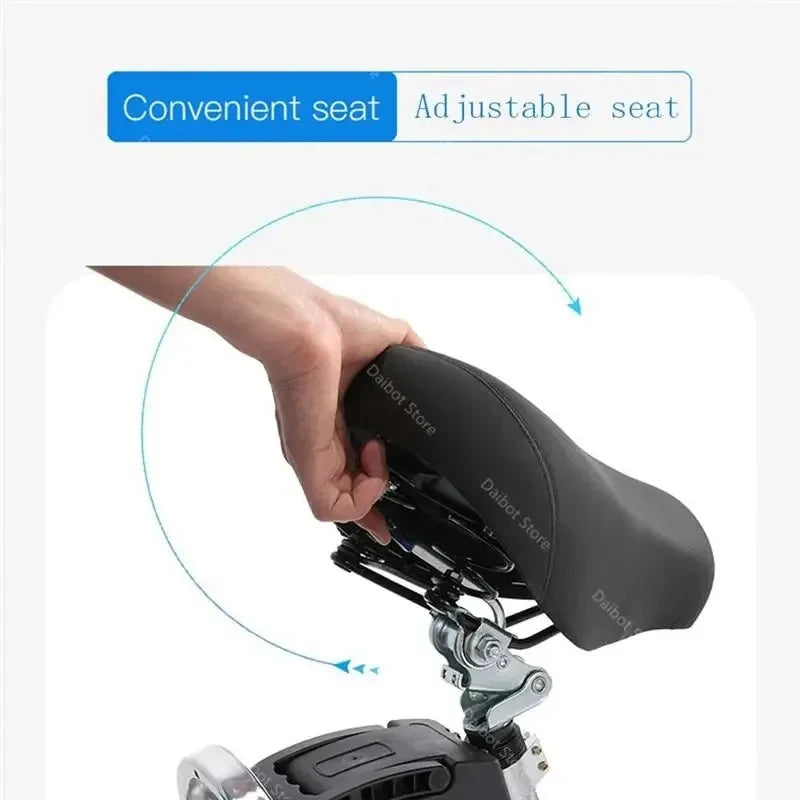 Adult Electric Bicycle 18 Inch 350W 48V 80KM, Two Wheel Electric Bikes With Cruise Control System. - GilloServ