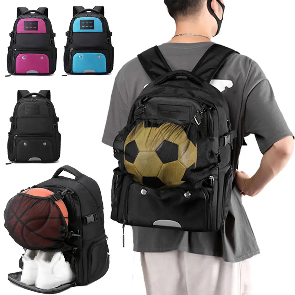 Sports Backpack Football Bag Boys Basketball/ Soccer Ball Bag Large - GilloServ