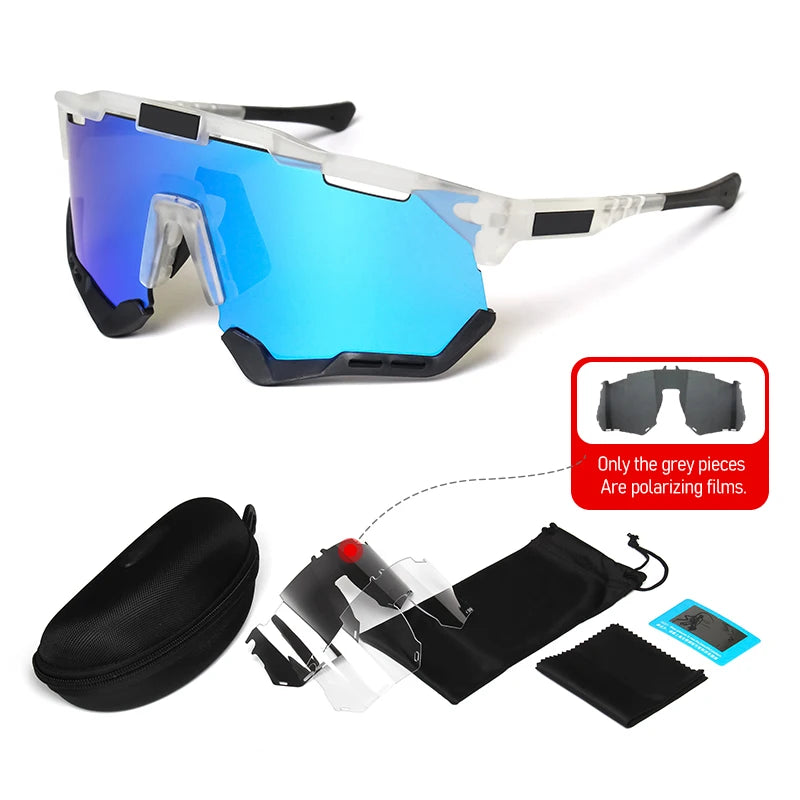 Polarized Cycling Glasses Mountain Bicycle Glasses Road Bike Cycling Eyewear Men Women Outdoor Sports Cycling Sunglasses - GilloServ