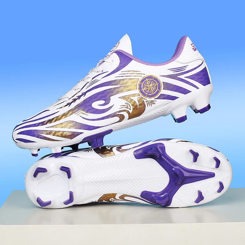 New Football Shoes Comfortable// Grass Training Football Field Boots//Non-Slip Soccer Shoes - GilloServ