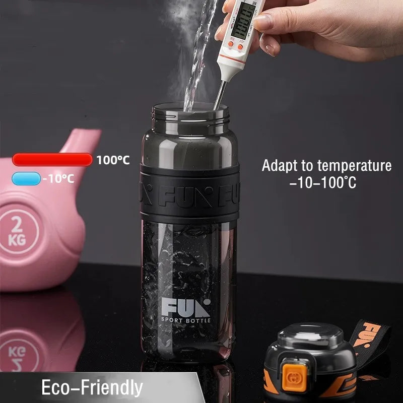 640ml/770ml High Quality Water Bottle Portable/ Durable Gym Fitness Tritan Material - GilloServ