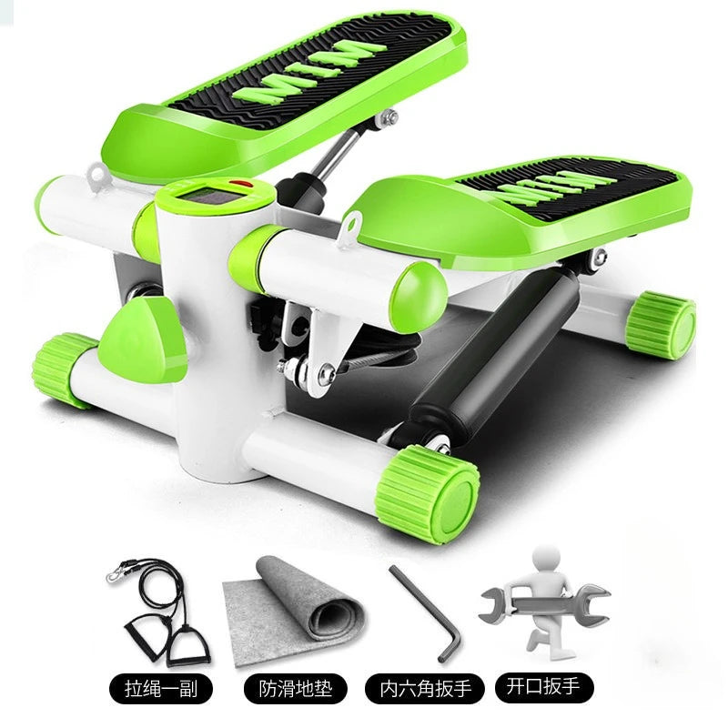 Home Use Mini Steppers LCD Fitness Equipment// Cardio Twister Climbing Leg Slimming Sport Climbing Machine Help Weight Loss Metal - GilloServ