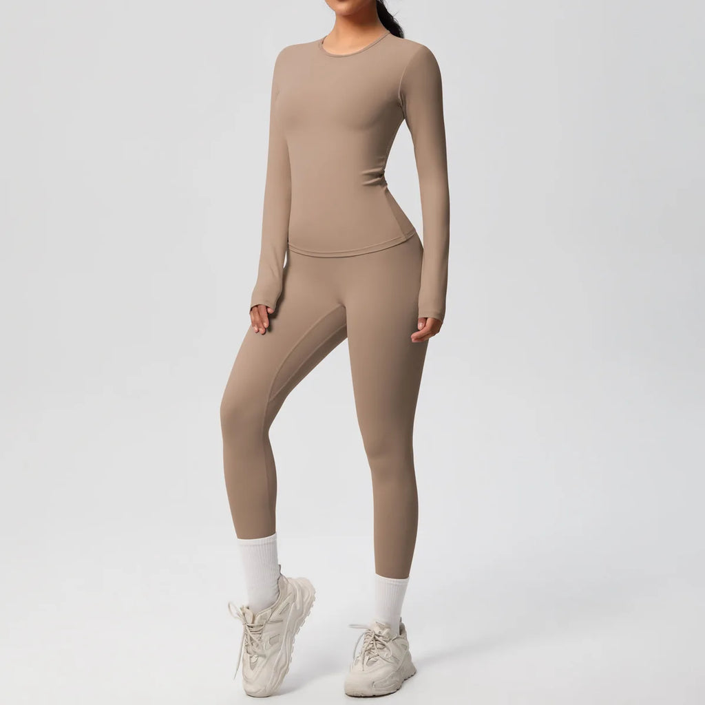 New Tracksuit 2 Pieces Yoga Suit Sports Set Sportswear Gym Set - GilloServ