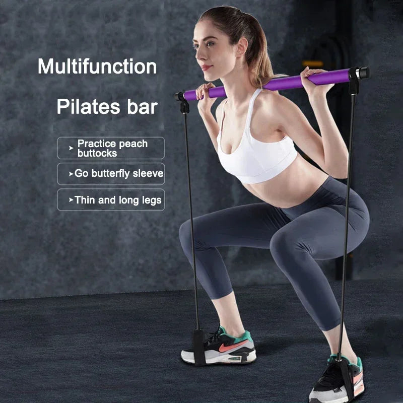 Rally Yoga Pilates Bar Pilates Rope Multifunctional Fitness
