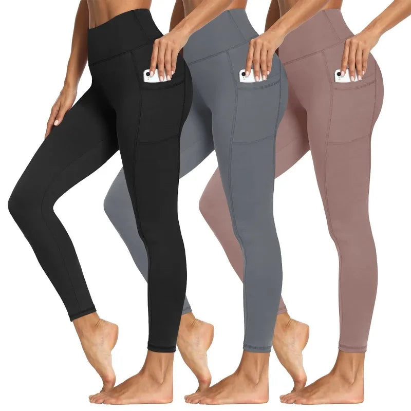 Women's High Waist Butt Liftting Yoga Lenggings Gym Leggings Stretch Workout Ankle Length Fashion Fitness Activewear - GilloServ