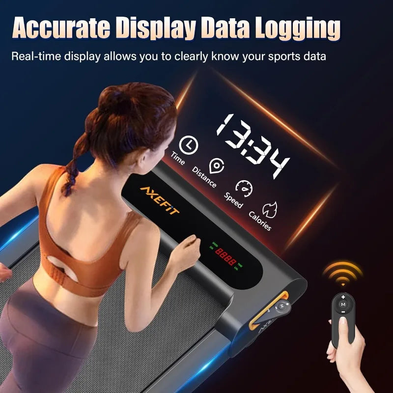 Walking Pad Under Desk Treadmill for Home Office - 2 in 1 Quiet Portable Treadmill for Walking and Jogging With Remote Control - GilloServ