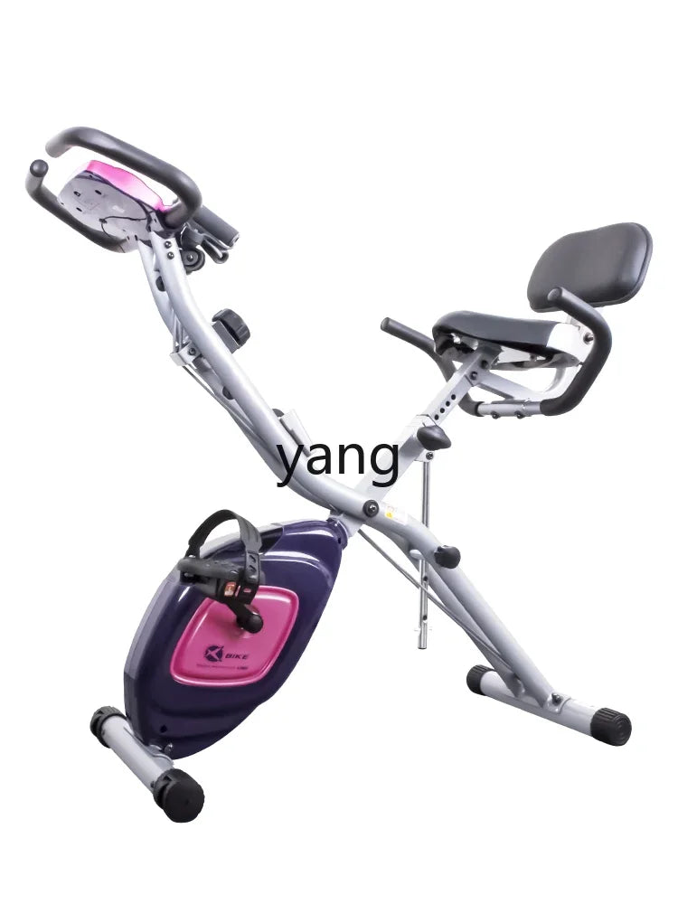 Folding exercise bike //magnetic spinning bike// home silent bike