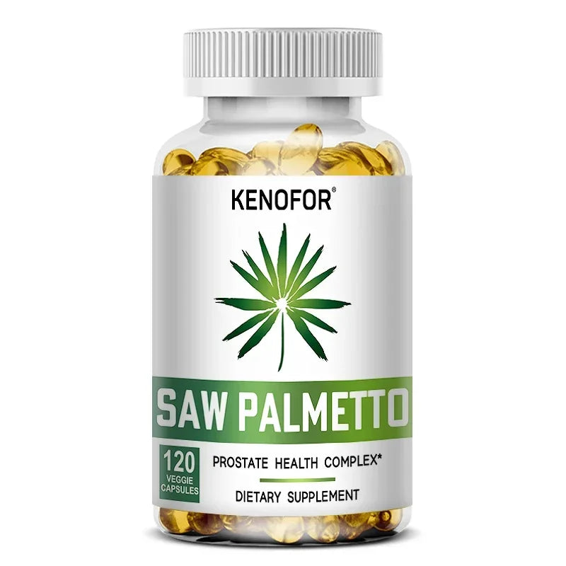 Saw Palmetto Nutrition Capsules //Premium Men's Prostate Health Supplement That Helps with Urination and Promotes Healthy Hair - GilloServ
