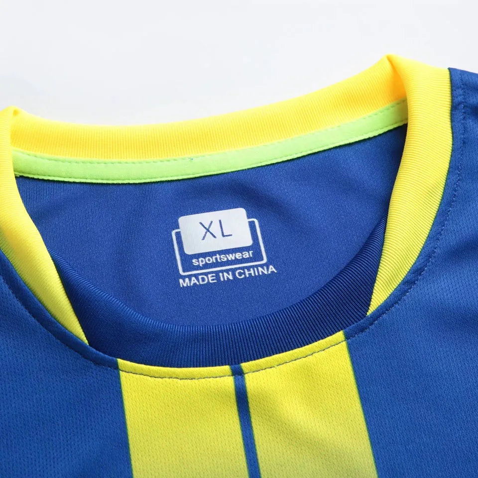 Men Kids Soccer Jersey Suits Quick Drying Football Uniform Outfit - GilloServ