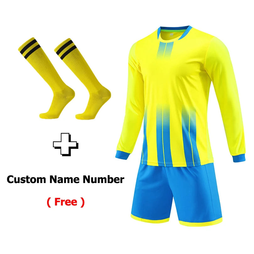 Shorts Full Sleeve Soccer Jersey Suit - GilloServ