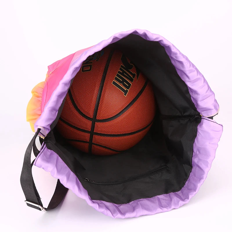 Bundle Pocket Backpack Waterproof Nylon Swimming/Basketball/Soccer/Volleyball/Bag - GilloServ
