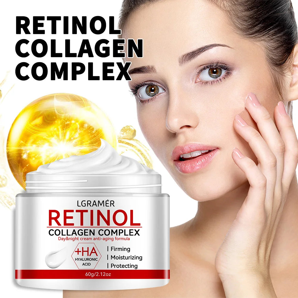Retinol Wrinkle Removing Cream/ Anti Aging Firming Lifting/Fine Lines Whitening Moisturizing Brightening Skin Care Cosmetic - GilloServ