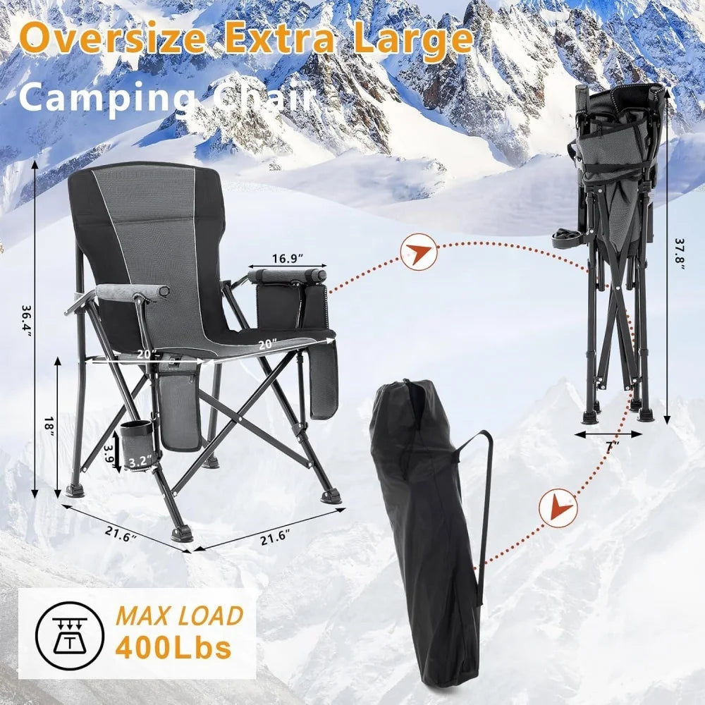 High Quality Outdoor Heated Folding Chairs Foldable Fishing Chair With Armchair Heatable Camping Chair - GilloServ
