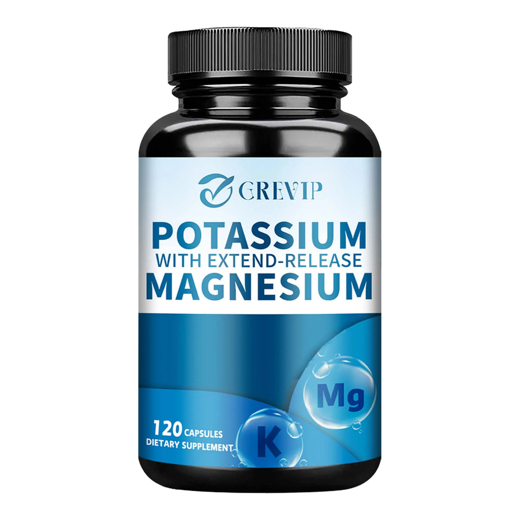 Potassium Magnesium - Support Bone Health, Muscle Spasms, Improve Sleep Quality - GilloServ