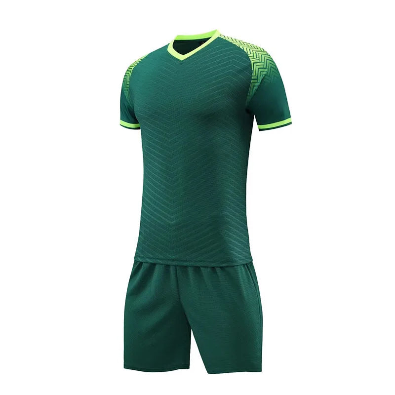 Blank Soccer Jersey Suit for Men/Kids