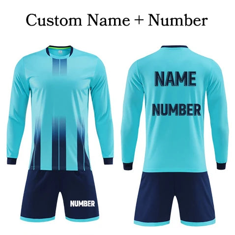 Shorts Full Sleeve Soccer Jersey Suit - GilloServ