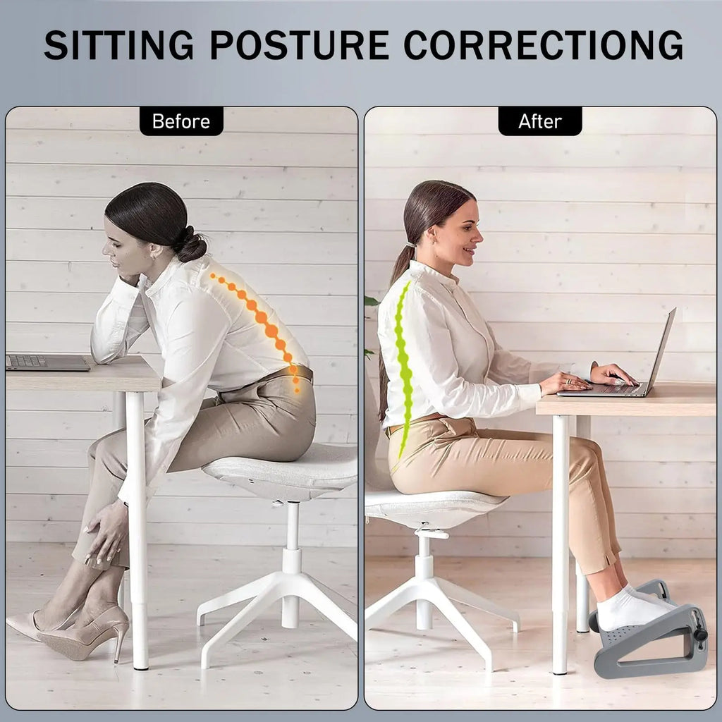 Foot Rest for Under Desk at Work,Adjustable Height Foot Rest Portable Under Desk Foot Stool for Home,Office - GilloServ