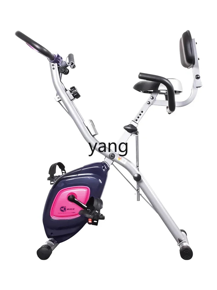 Folding exercise bike //magnetic spinning bike// home silent bike