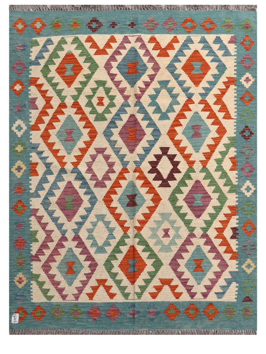 Maimana Afghanistan Kilim Rug - 200 x154 cm-0