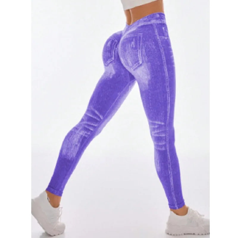 ﻿ Women Sport Yoga Leggings  Skinny Tight jeans - GilloServ