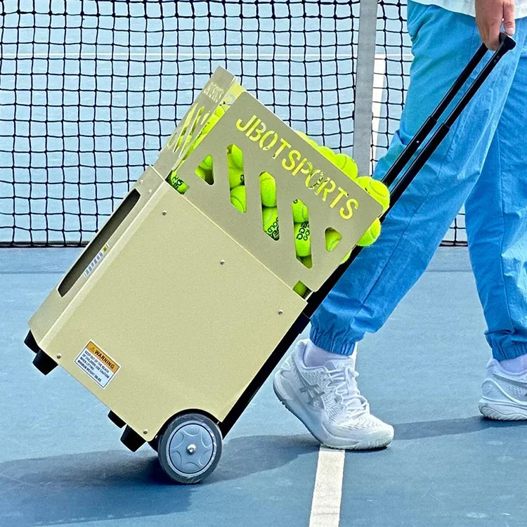 Mini Tennis Ball Machine Compact Stable Remote Control Operation - GilloServ