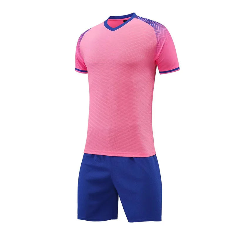 Blank Soccer Jersey Suit for Men/Kids