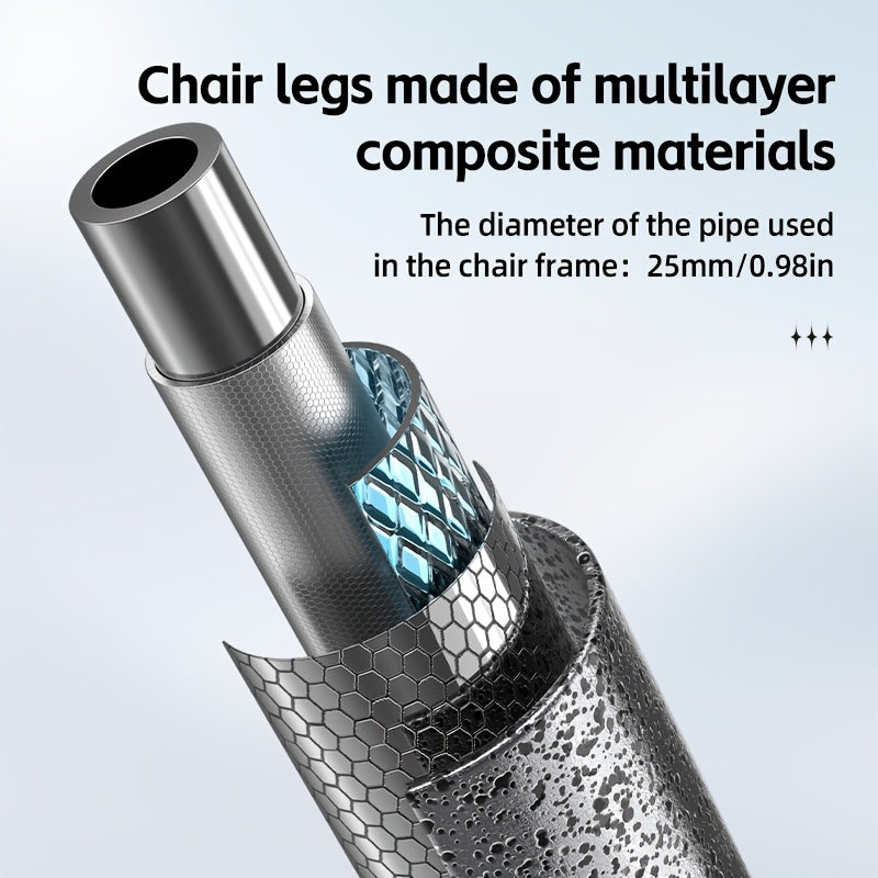 Portable Fishing Chair Adjustable Foldable Black Iron - GilloServ