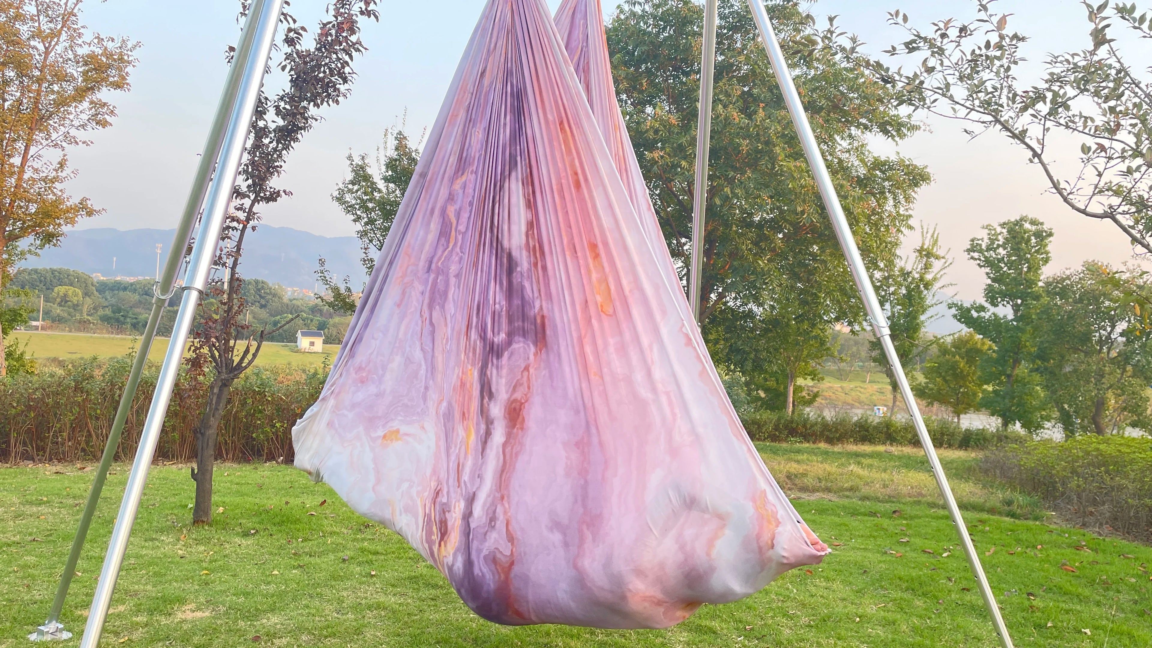 6 Meter Aerial Yoga Hammock Fabric: Colorful Premium Aerial Silks Fabric - GilloServ