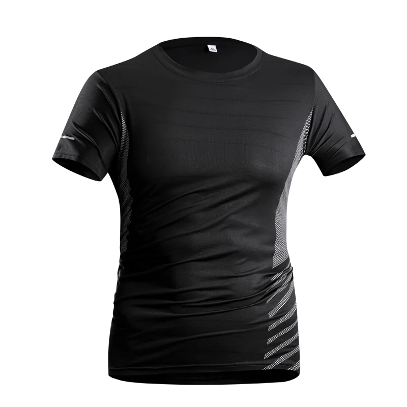 Running T-shirt Men Summer Ice Silk Thin Top