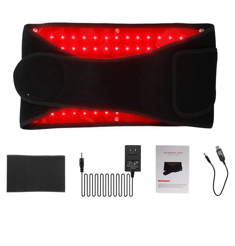 LED Skin Therapy Panel 660nm 850nm Red Infrared Light Therapy Belt - GilloServ