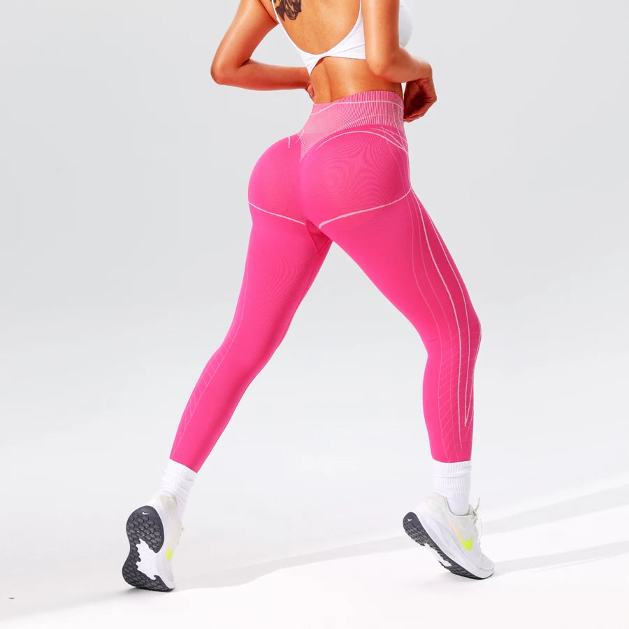 Women Sports Leggings Seamless Yoga Pants Sportswear Woman Gym Trousers High Waist Tummy Control Fitness Workout Leggings - GilloServ