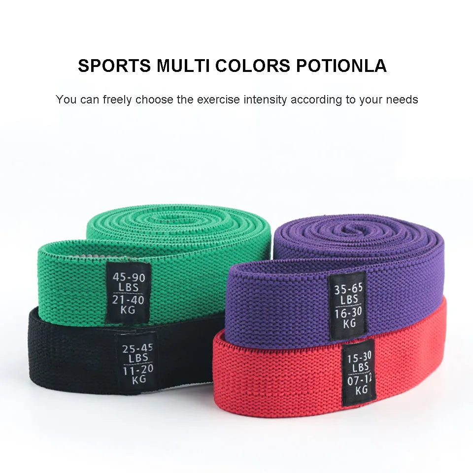 208 CM. Long Fabric Pull Up Assist Band Heavy Duty Exercise Stretch Yoga Bands - GilloServ